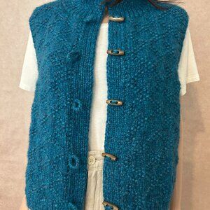 Hand Knitted Air Alpaca Vest